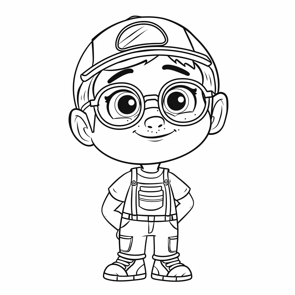 Dibujos para colorear e imprimir Blippi