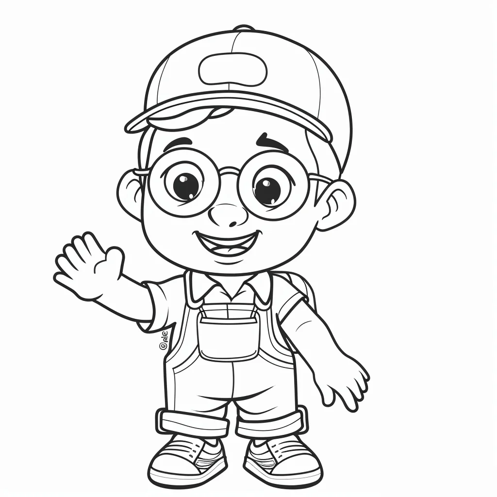 Dibujos para colorear e imprimir Blippi