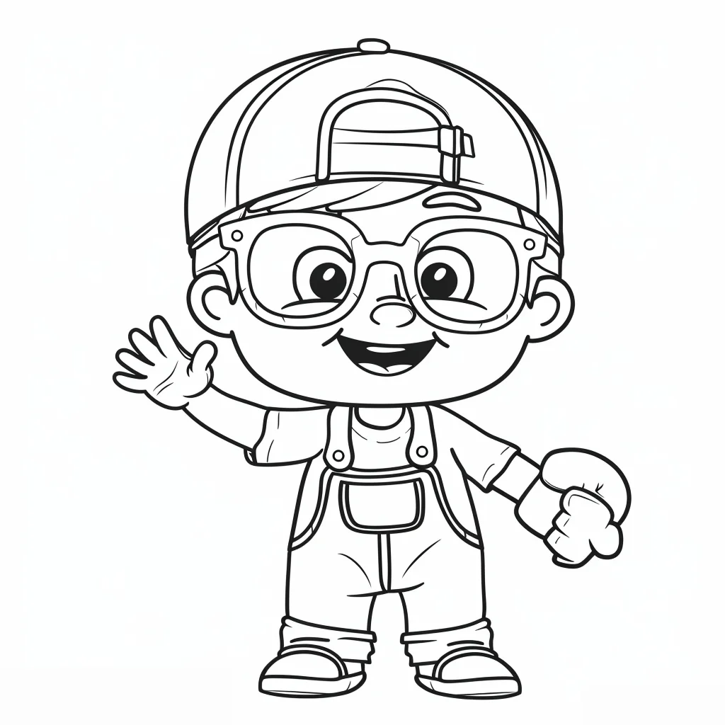 Dibujos para colorear e imprimir Blippi