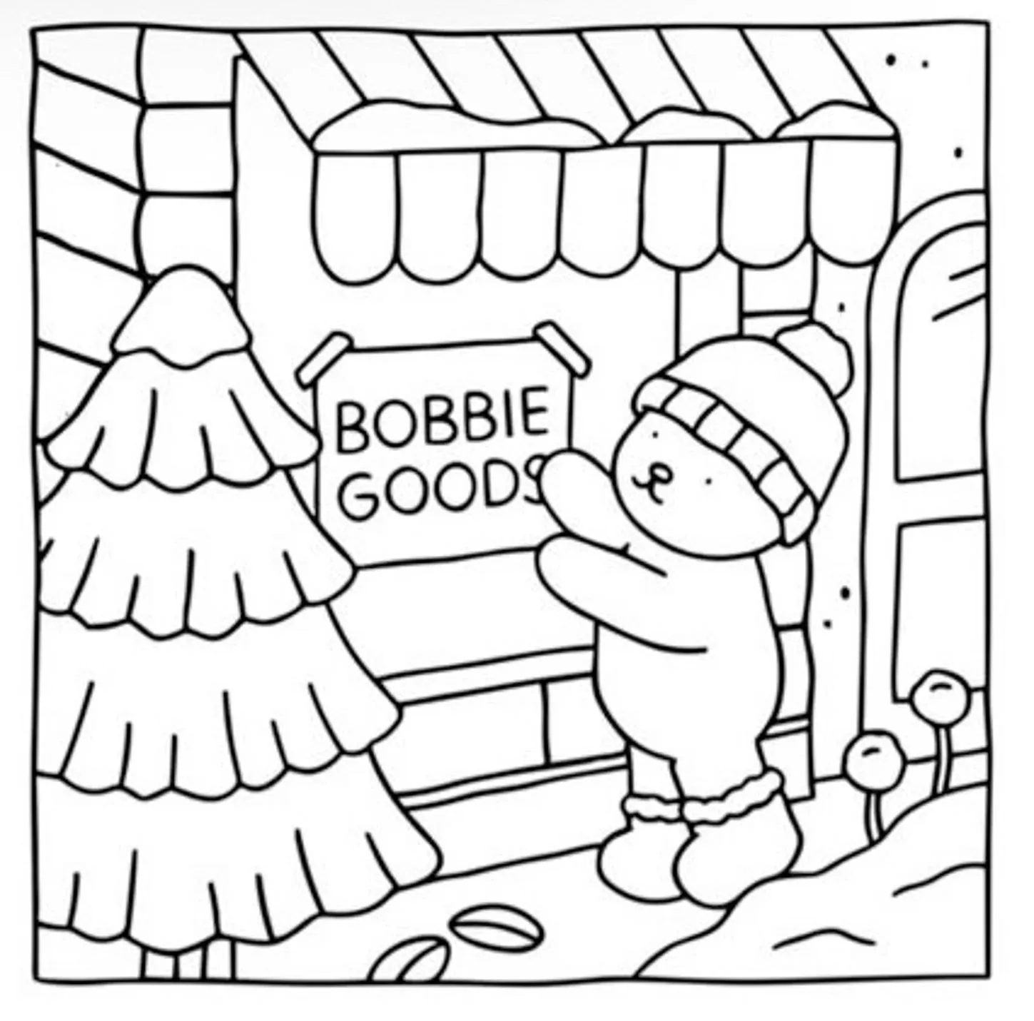 Dibujos para colorear e imprimir Bobbie Goods