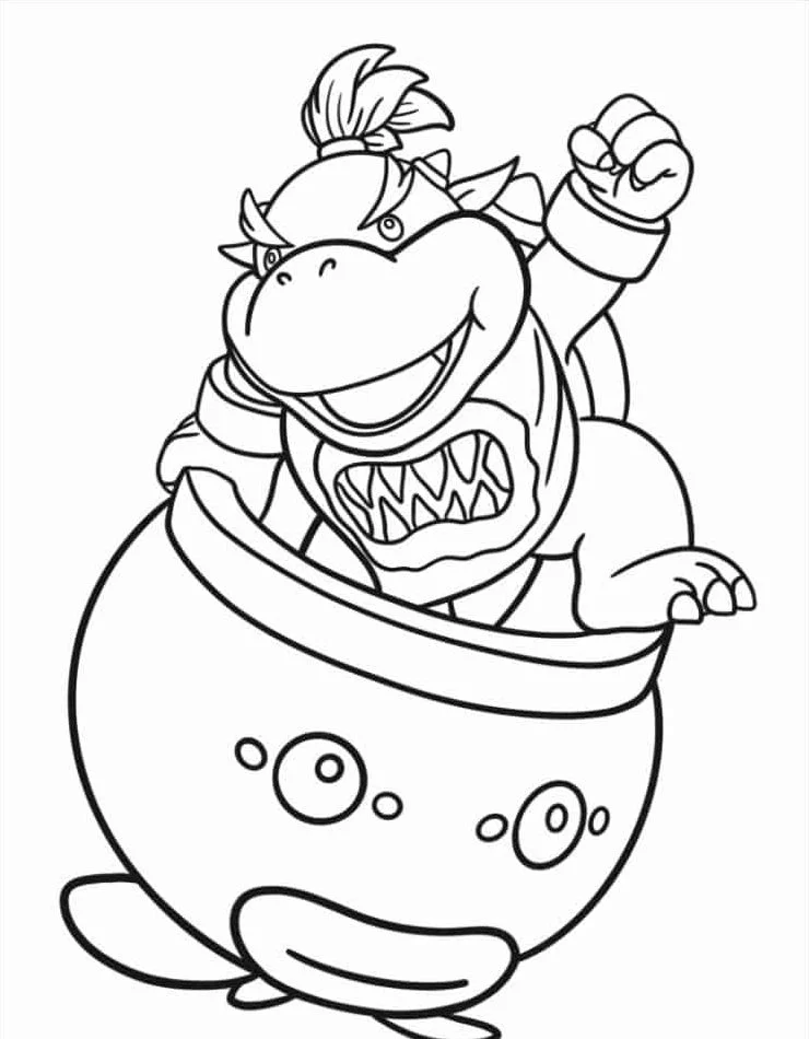 Dibujos para colorear e imprimir Bowser