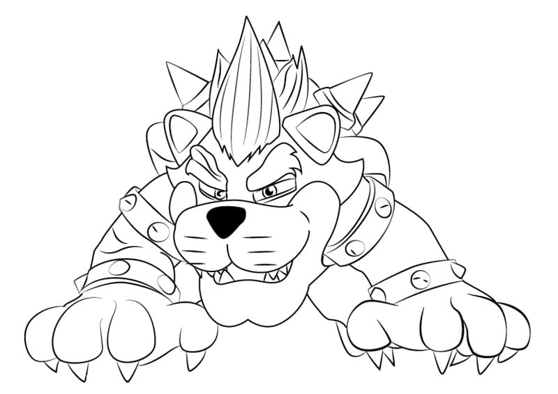 Dibujos para colorear e imprimir Bowser