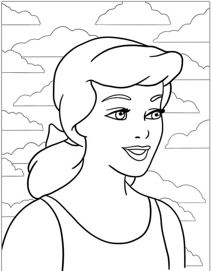 Dibujos para colorear e imprimir Cenicienta