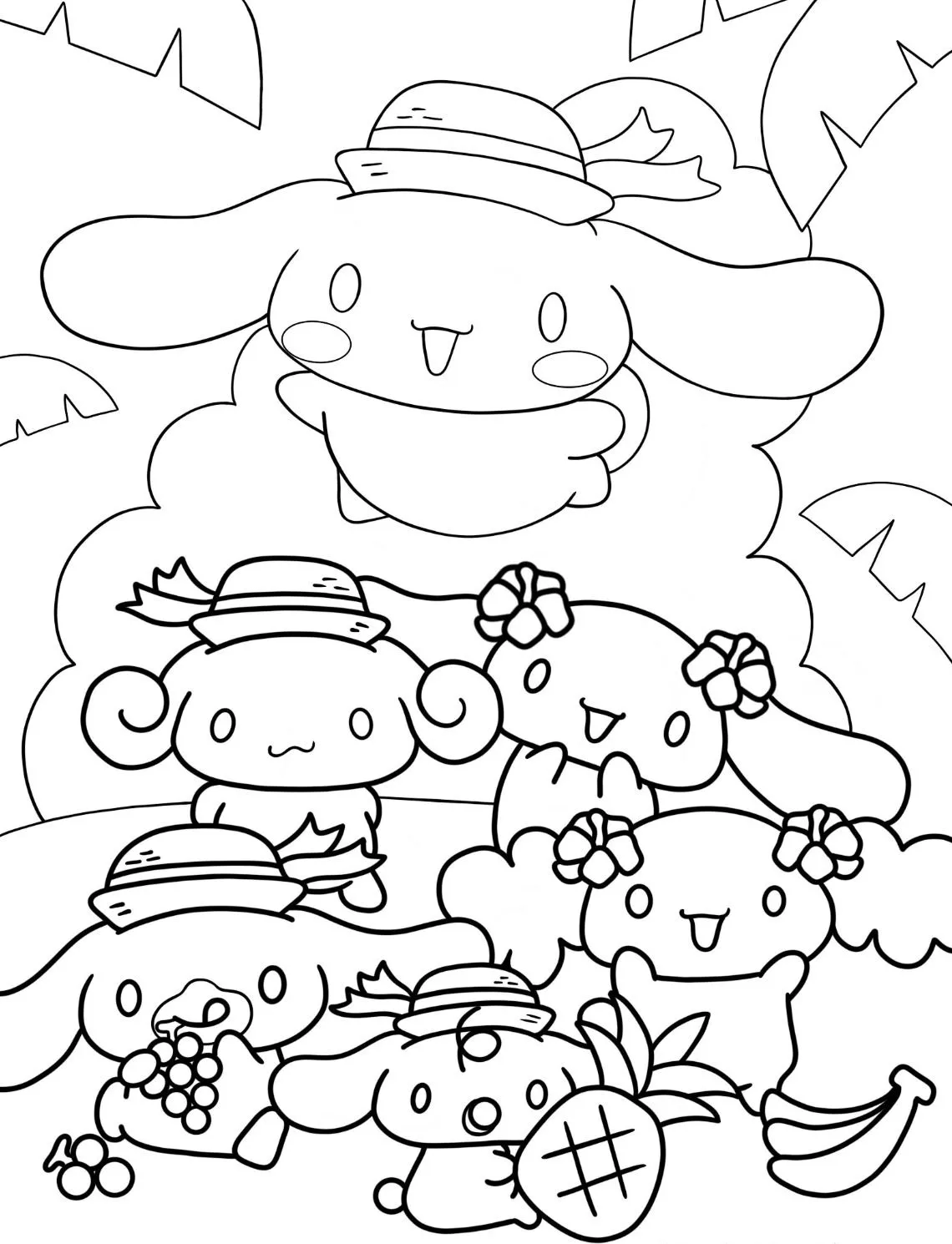 Dibujos para colorear e imprimir Cinnamoroll