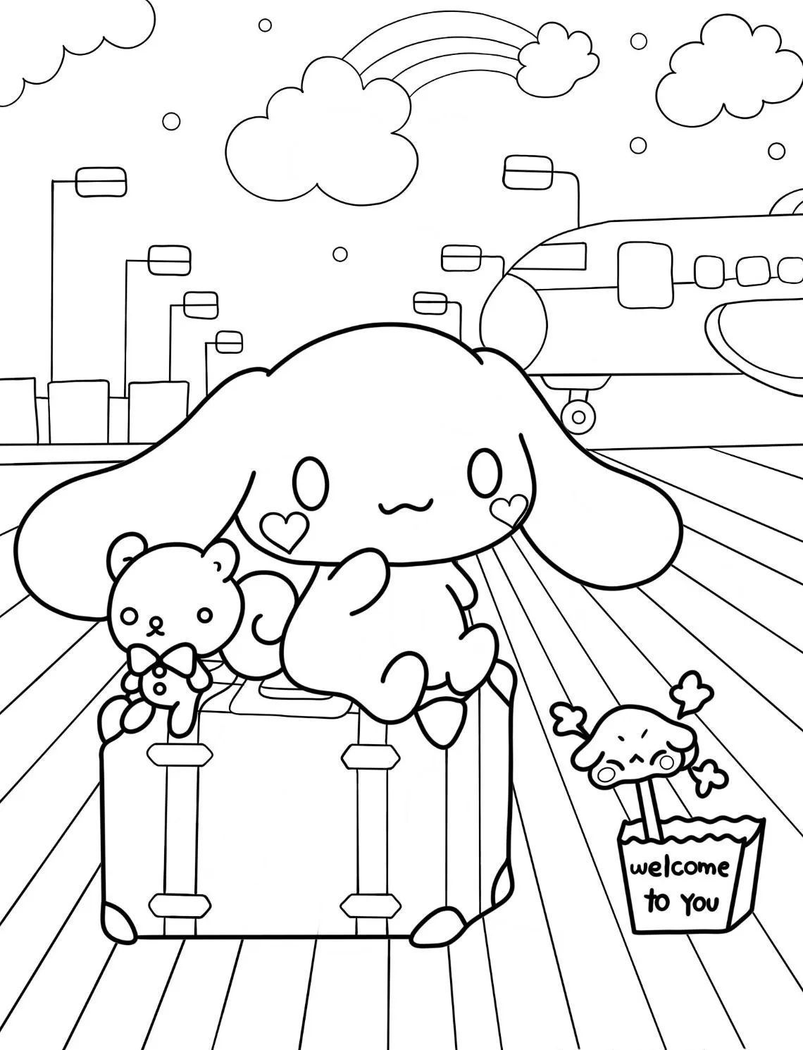 Dibujos para colorear e imprimir Cinnamoroll