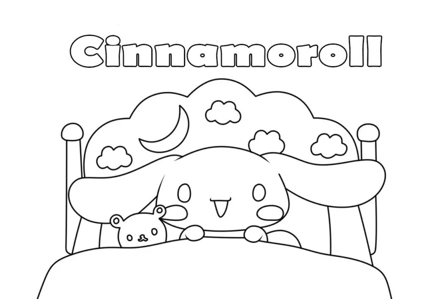 Dibujos para colorear e imprimir Cinnamoroll