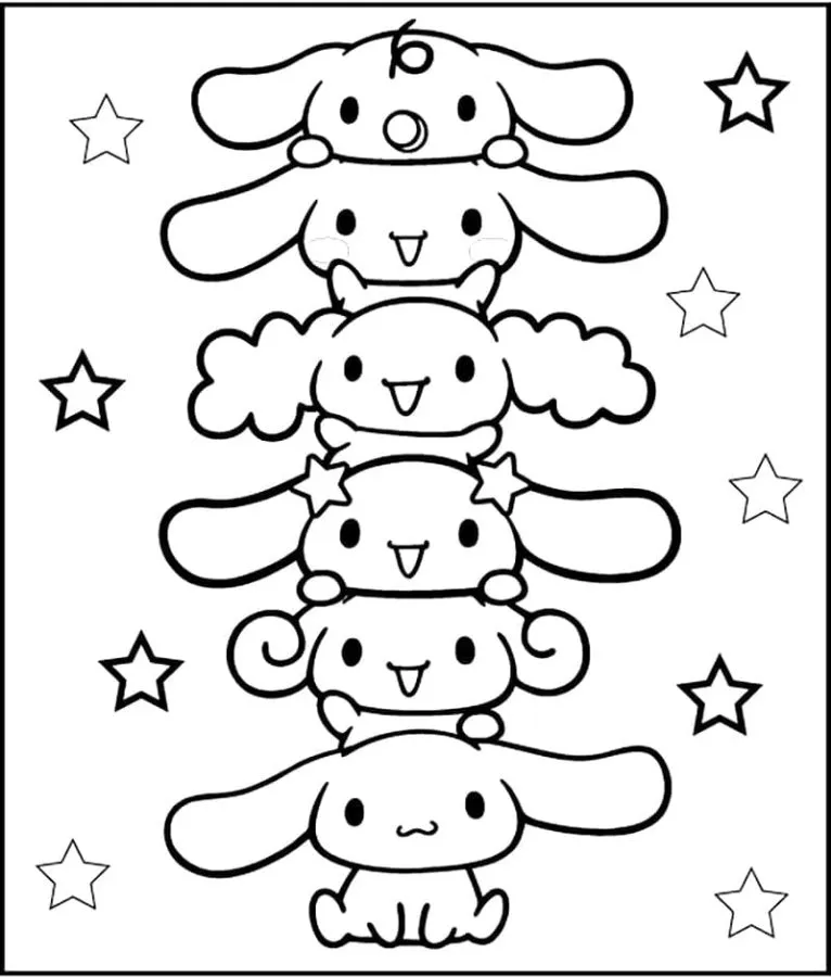 Dibujos para colorear e imprimir Cinnamoroll