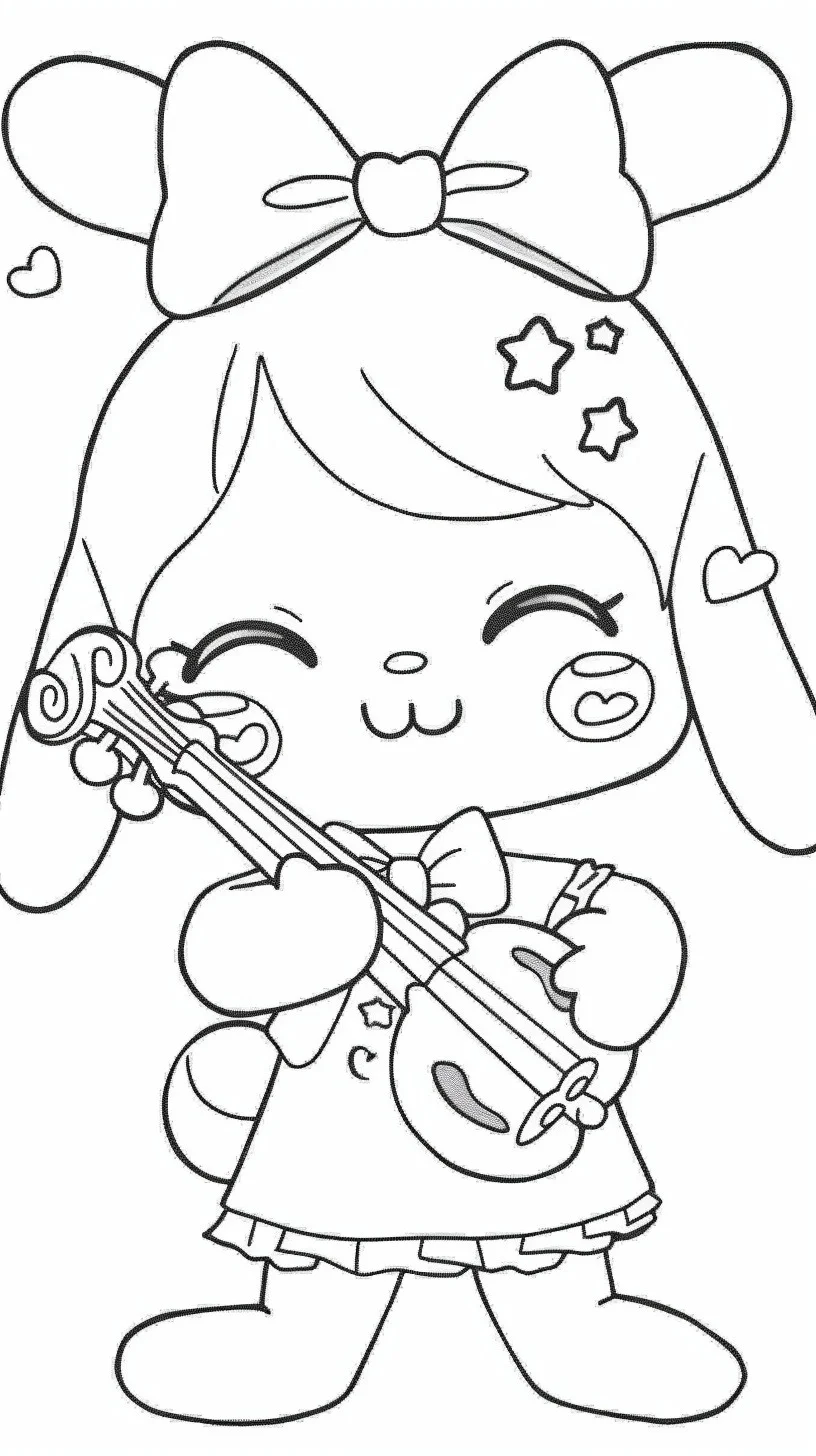 Dibujos para colorear e imprimir Cinnamoroll