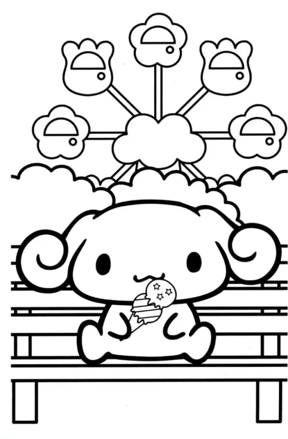 Dibujos para colorear e imprimir Cinnamoroll