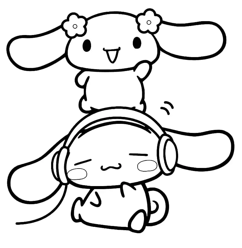 Dibujos para colorear e imprimir Cinnamoroll