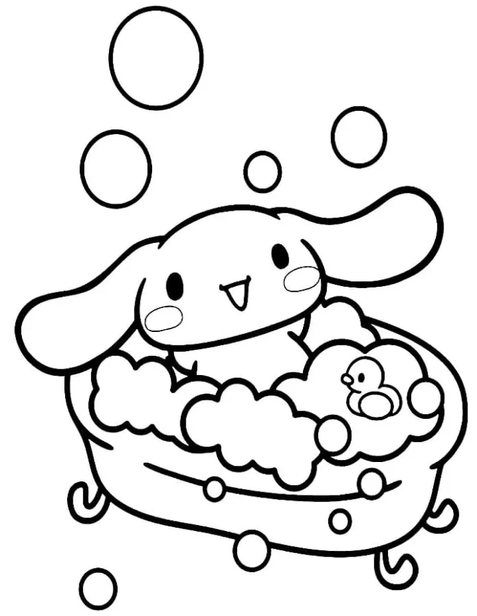 Dibujos para colorear e imprimir Cinnamoroll