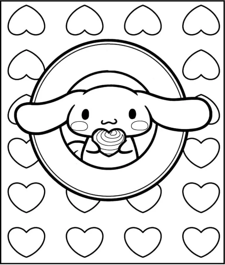 Dibujos para colorear e imprimir Cinnamoroll