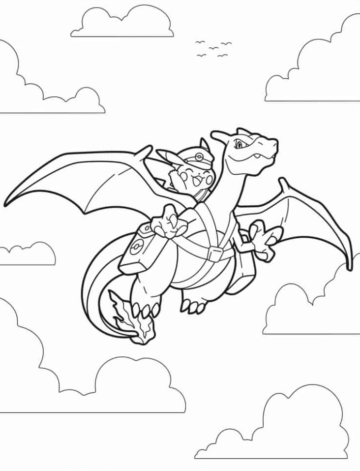 Dibujos para colorear e imprimir Charizard