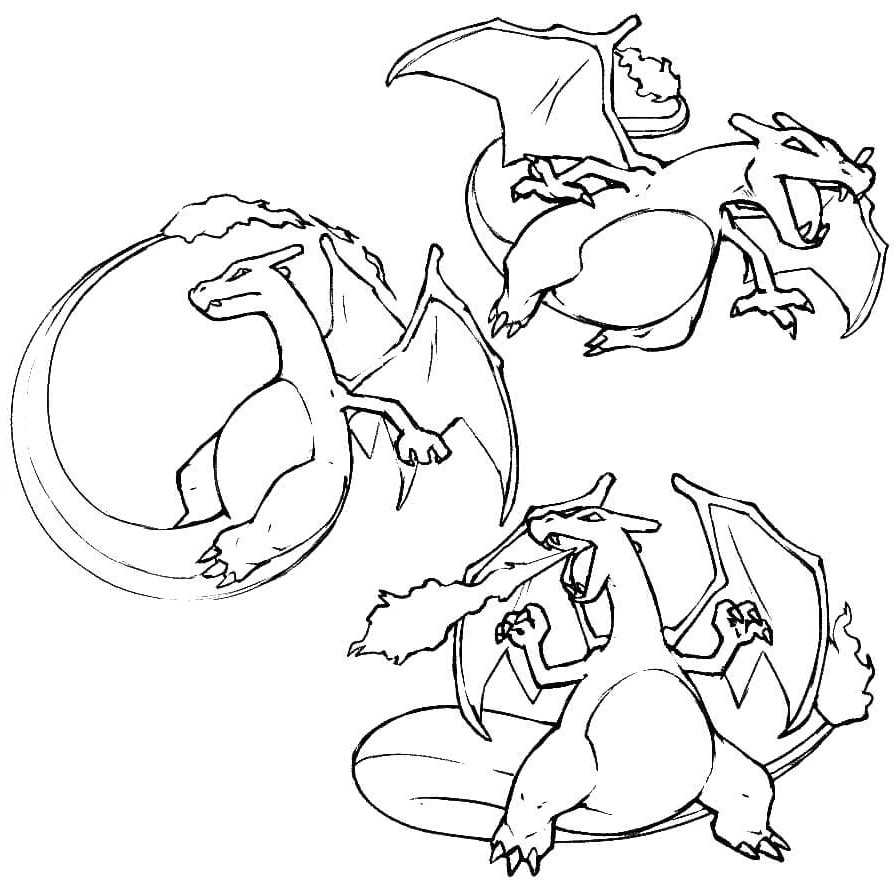 Dibujos para colorear e imprimir Charizard