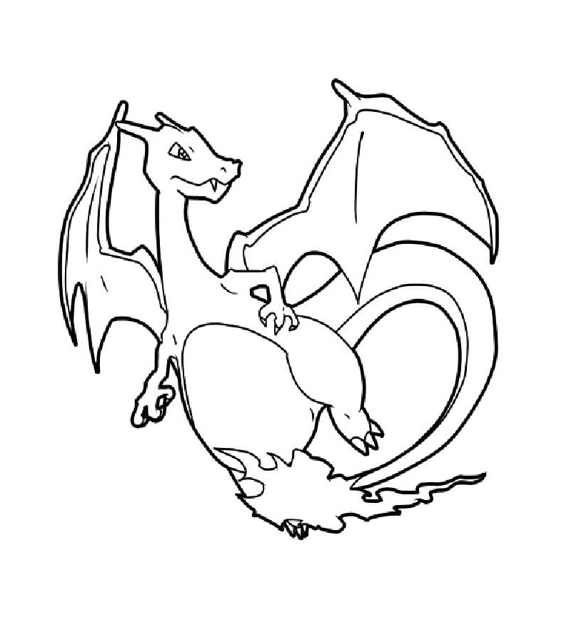 Dibujos para colorear e imprimir Charizard