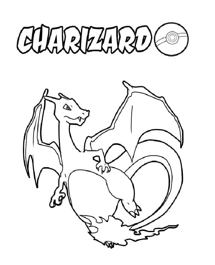 Dibujos para colorear e imprimir Charizard