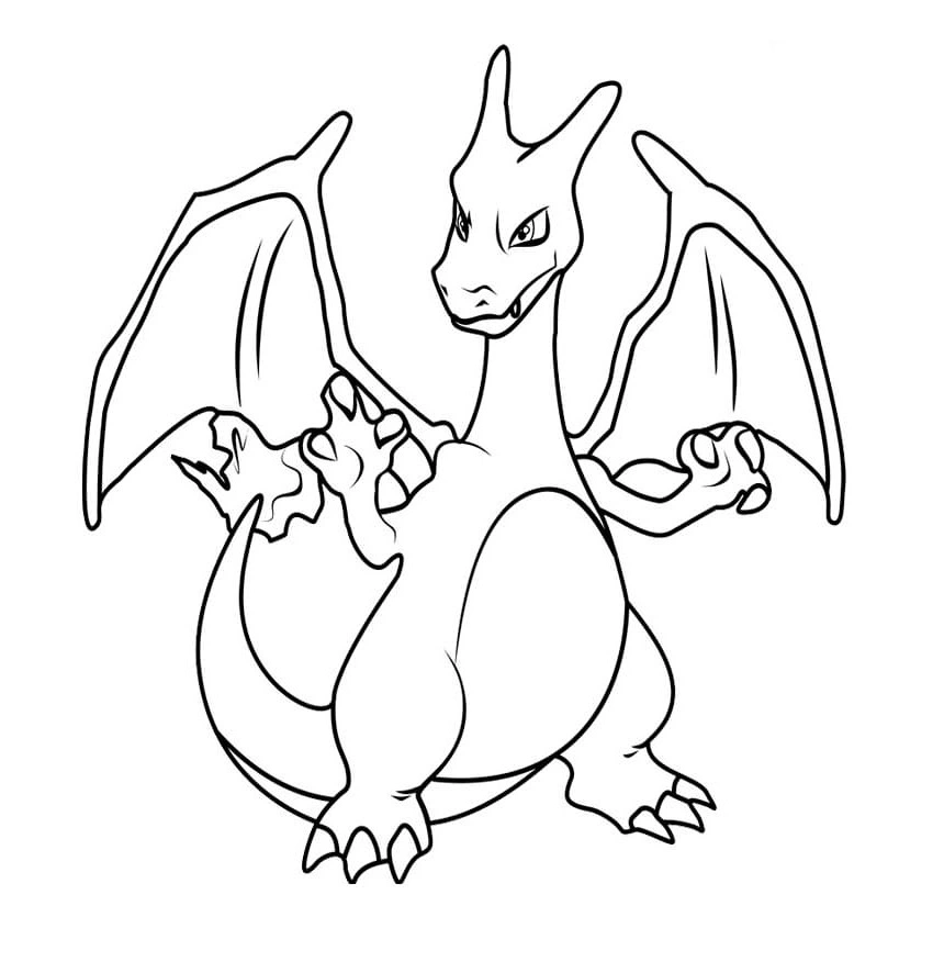 Dibujos para colorear e imprimir Charizard