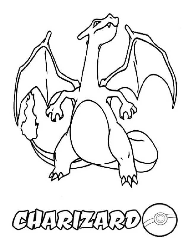 Dibujos para colorear e imprimir Charizard