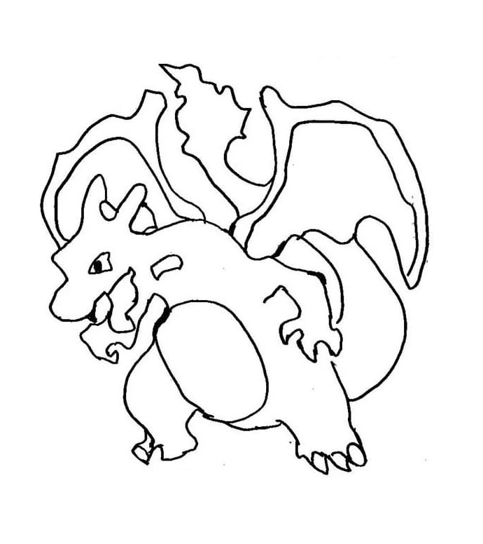 Dibujos para colorear e imprimir Charizard