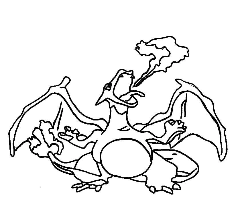 Dibujos para colorear e imprimir Charizard