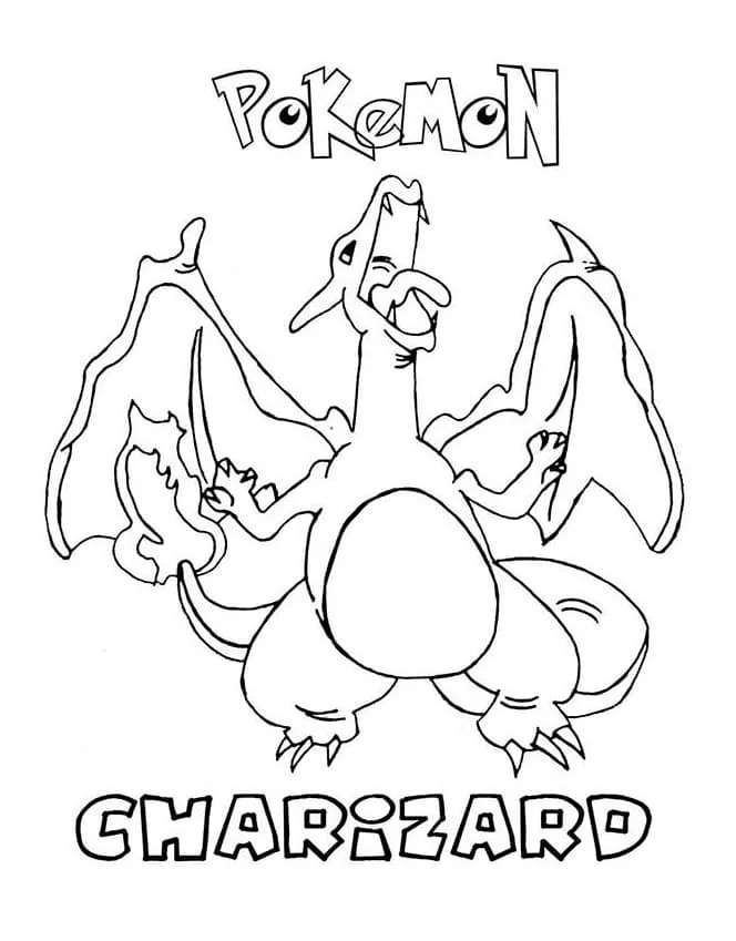 Dibujos para colorear e imprimir Charizard