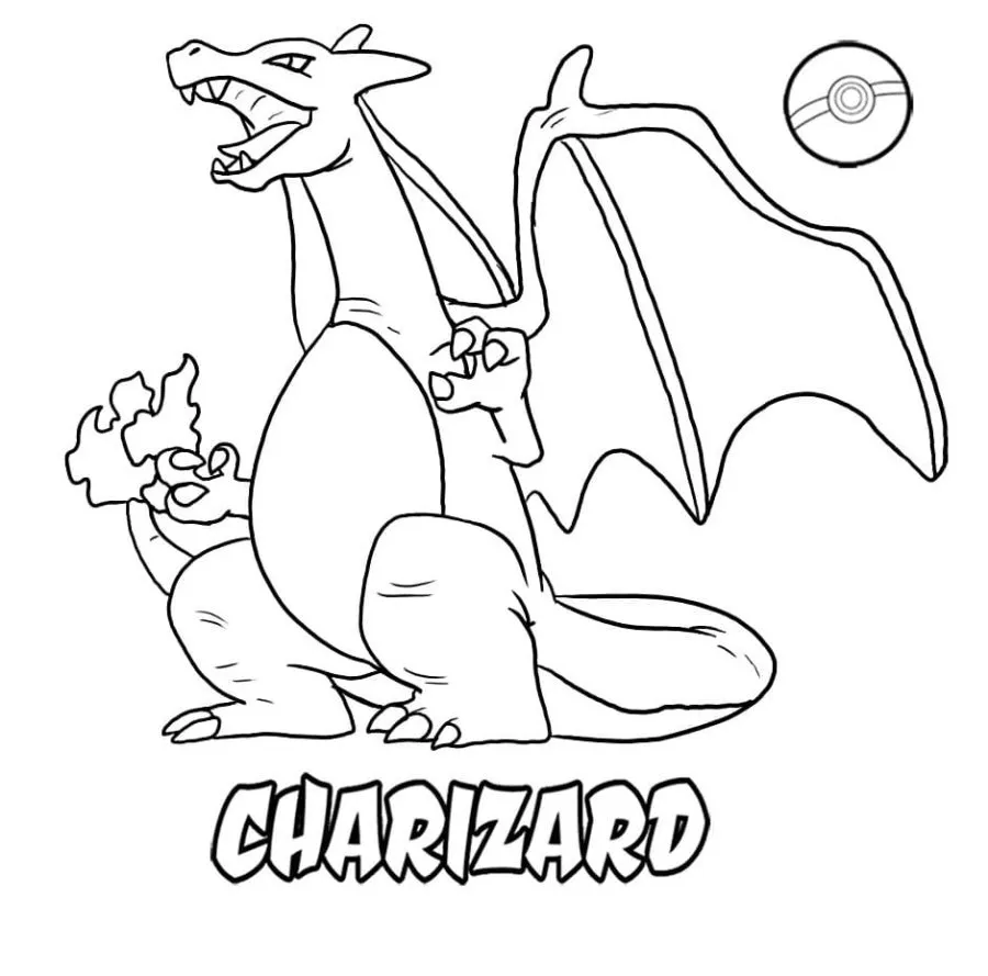 Dibujos para colorear e imprimir Charizard