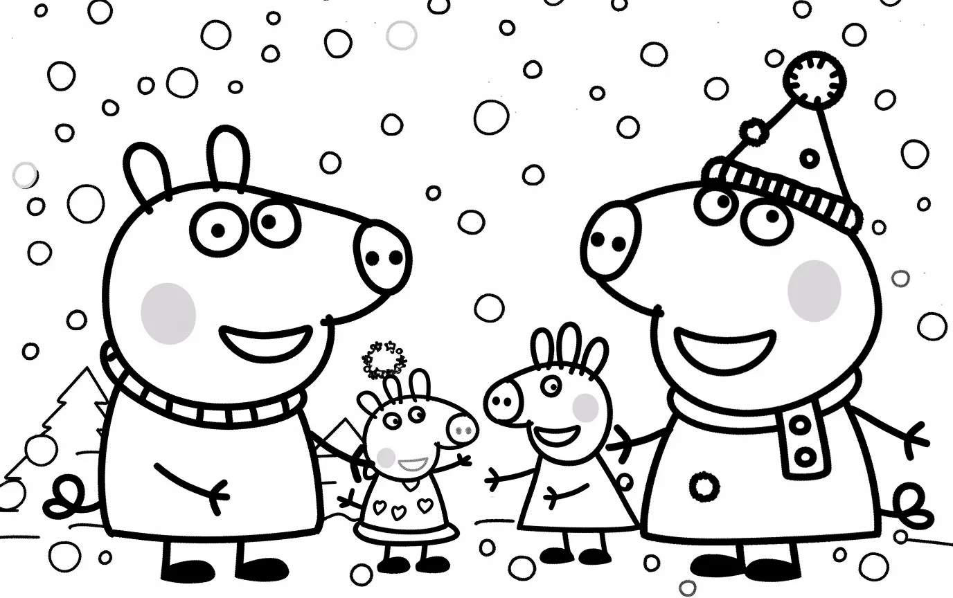 Dibujos para colorear e imprimir Peppa Pig