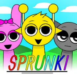 sprunki para imprimir y colorear